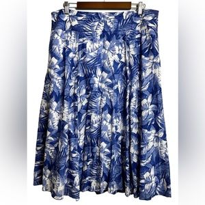 Laura Scott Tropical Soft and Stretchy Lightweight Skirt Size XL